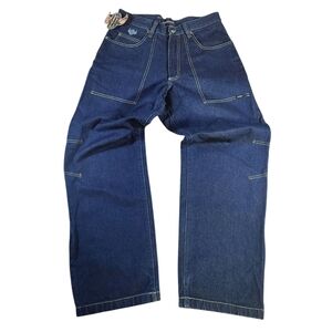 Vintage Outkast Jeans Men's 32x32 Blue Baggy Wide Leg Y2K Hip Hop Skater Denim